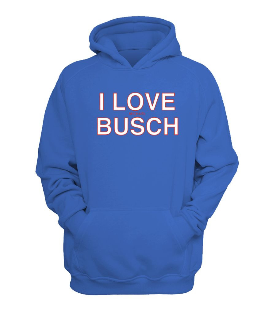 I Love Michael Busch Hoodie Royal