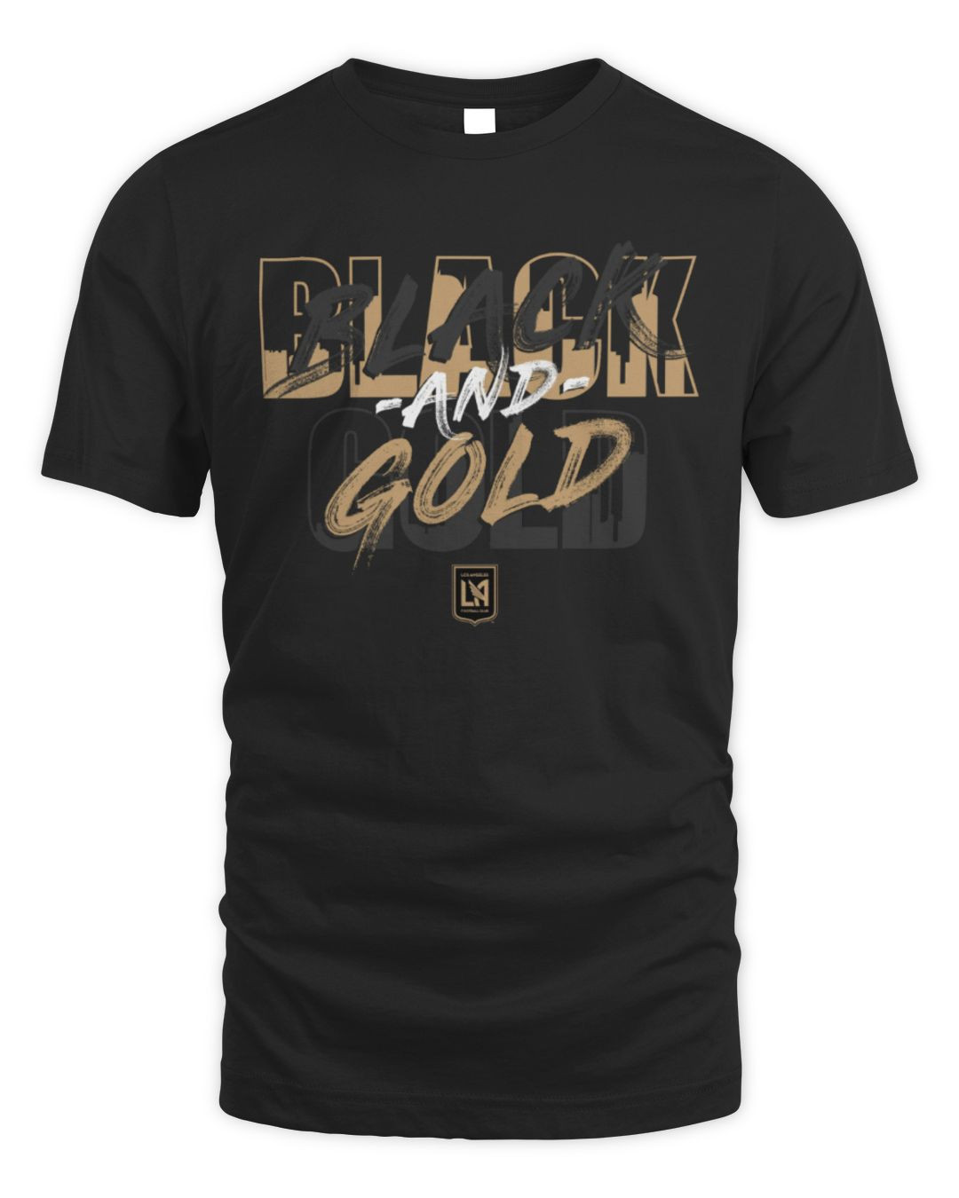 Lafc 500 Level Black Black And Gold Official T Shirt