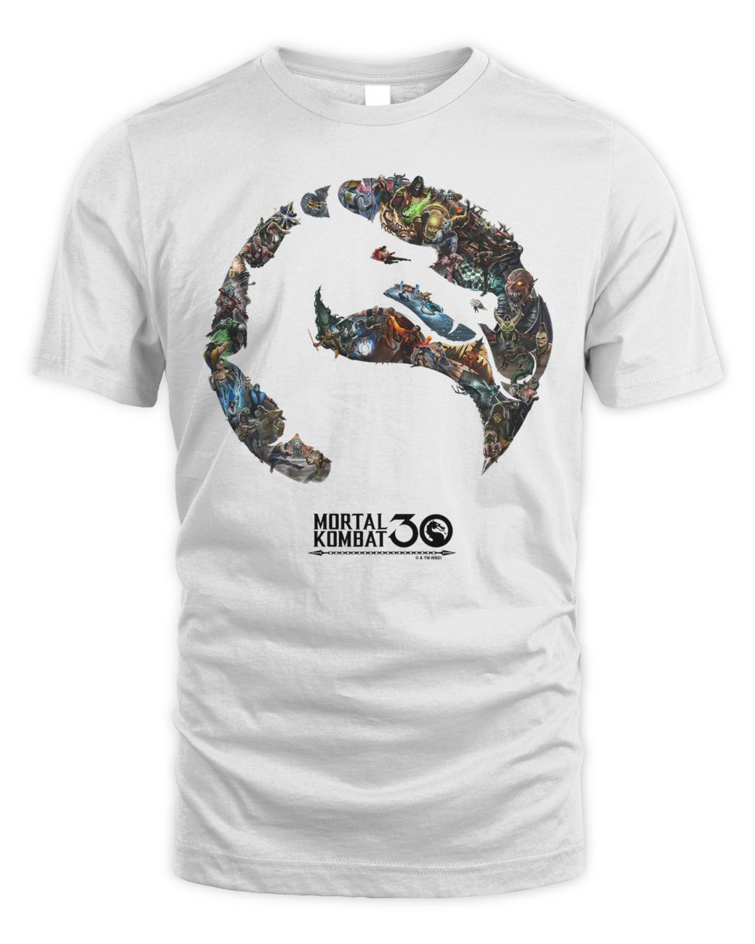 Mortal Kombat Merch 30th Anniversary Logo Shirt