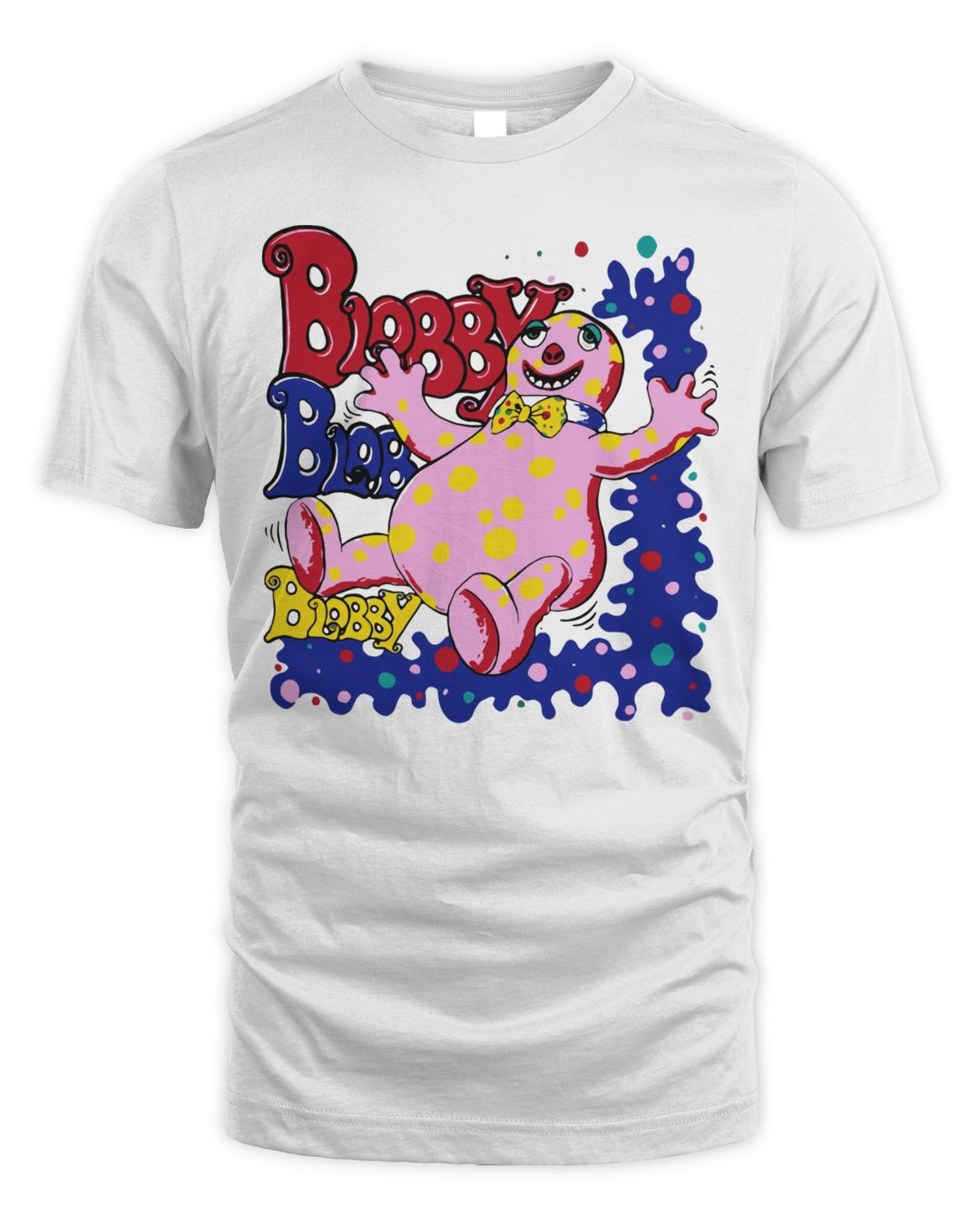 Mr Blobby Merchandise Colourful Shirt