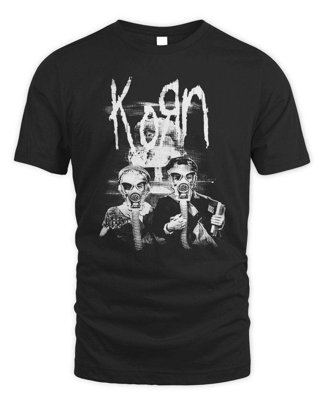 Korn Merch Gas Mask Shirt
