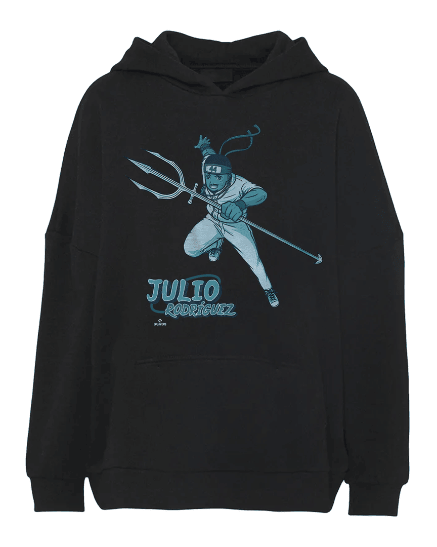 Julio Rodriguez Seattle Mariners Caricature Hoodie
