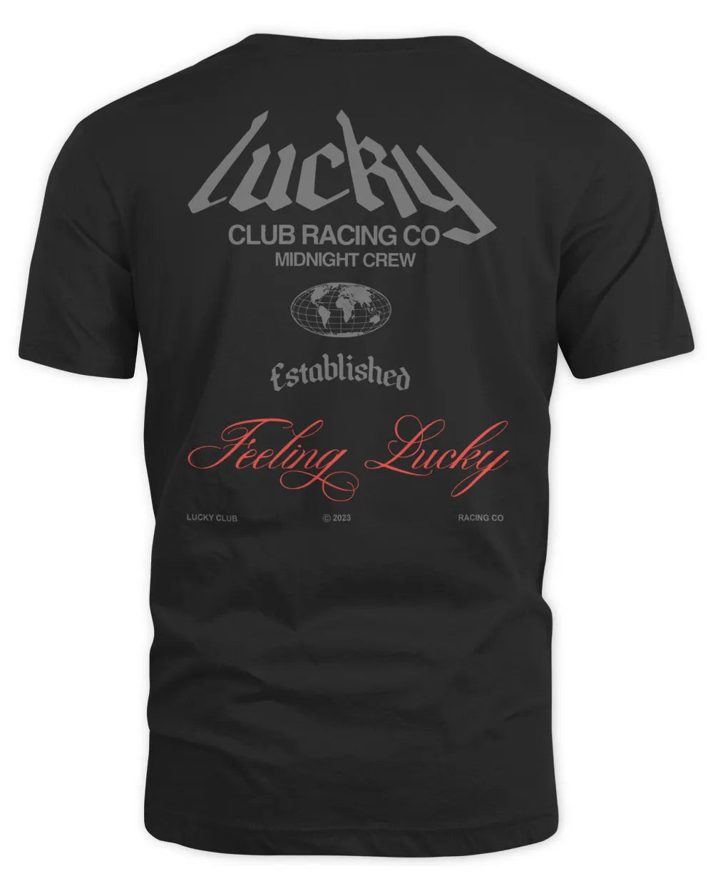 Lucky Club Racing Feeling Lucky Hoodie Black