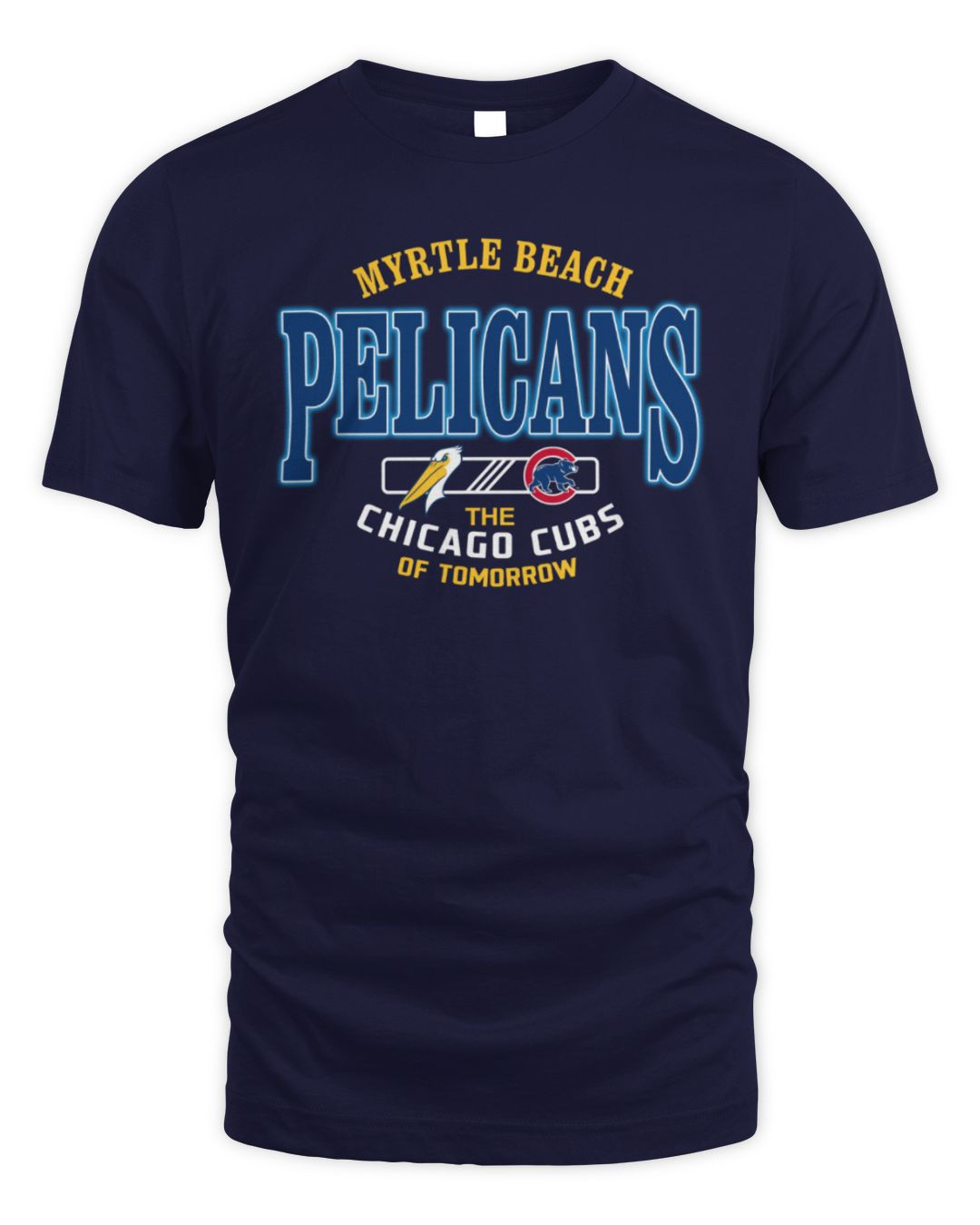 Myrtle Beach Pelicans The Chicago Cubs Of Tomorrow Logo Hoodie