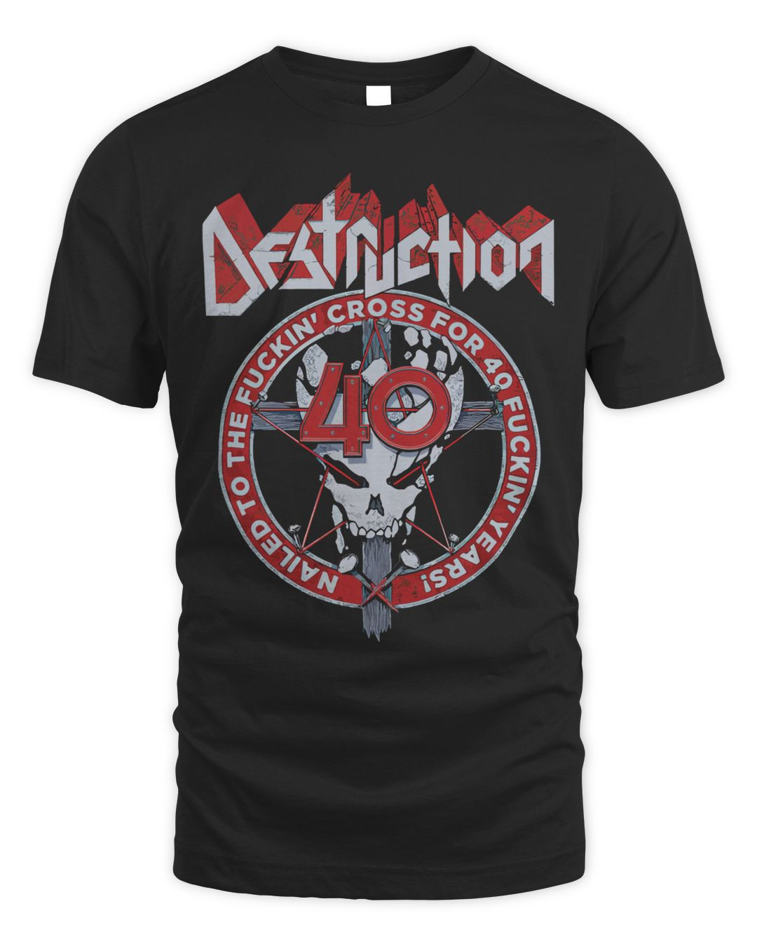 Indie Merch Destruction 40 Years Shirt