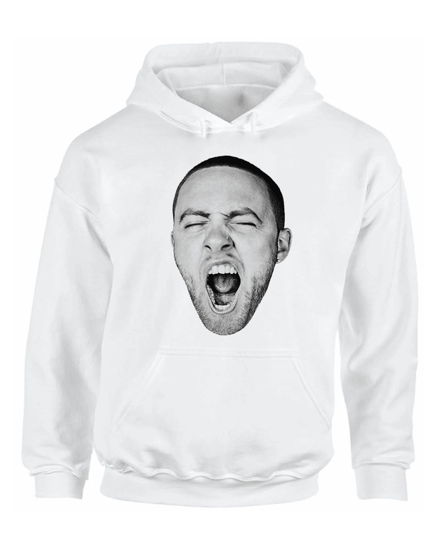 Mac Miller Merch Mac Miller Face Hoodie