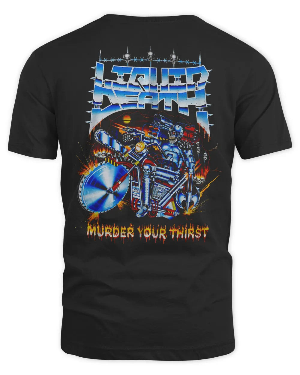 Liquid Death Merch Total Overkill Shirt