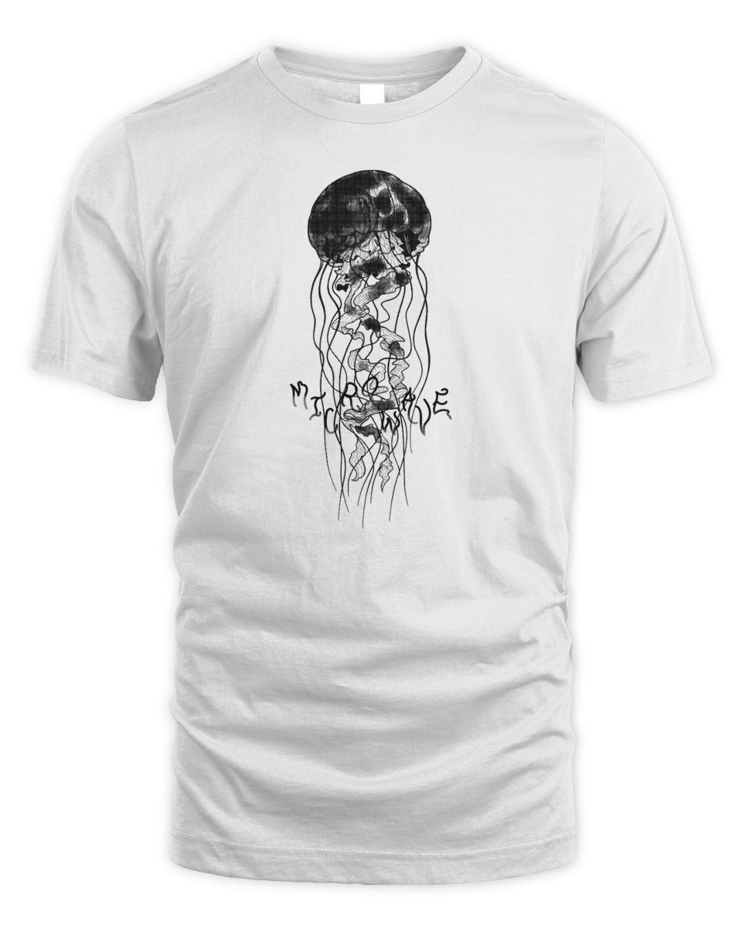 Microwave Merch Skeleton Jellyfish Shirt