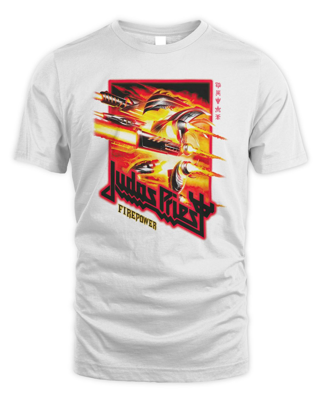 Judas Priest Firepower Figures Tee Shirt
