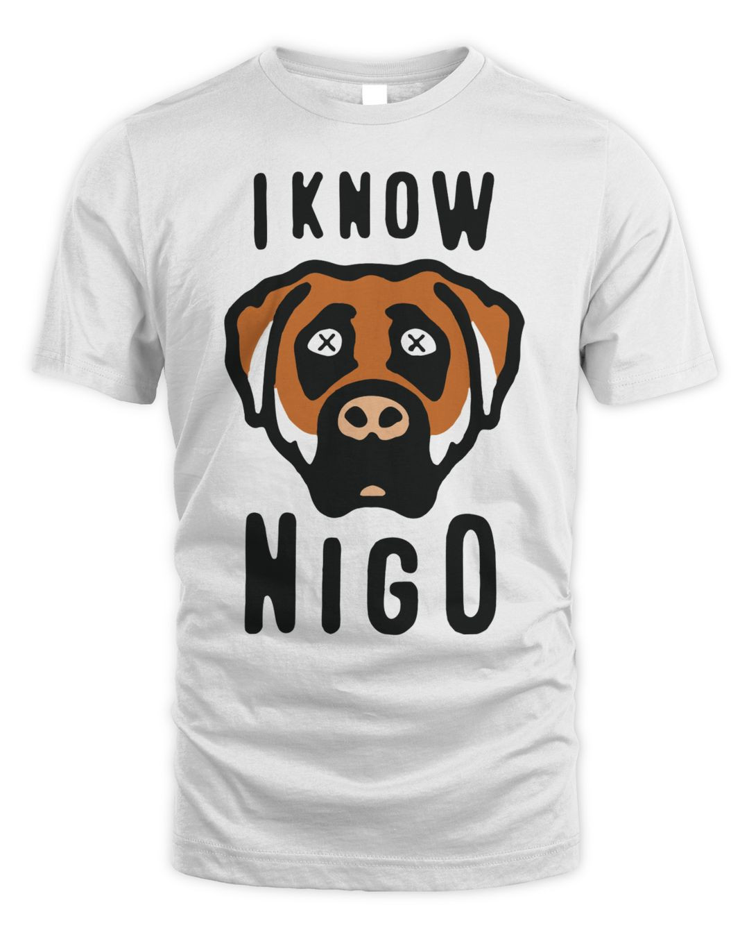 I Know Nigo Merch Face Dog Shirt