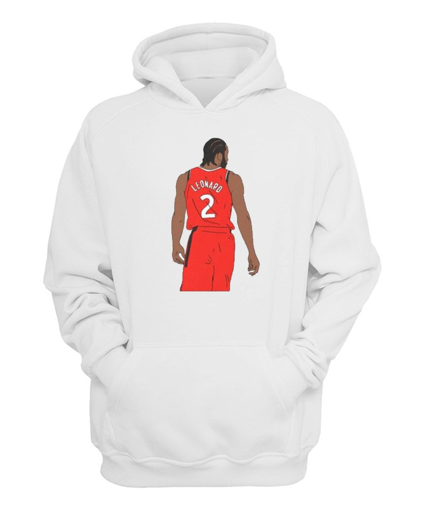 Kawhi Leonard Back-to Cartoon Hoodie White