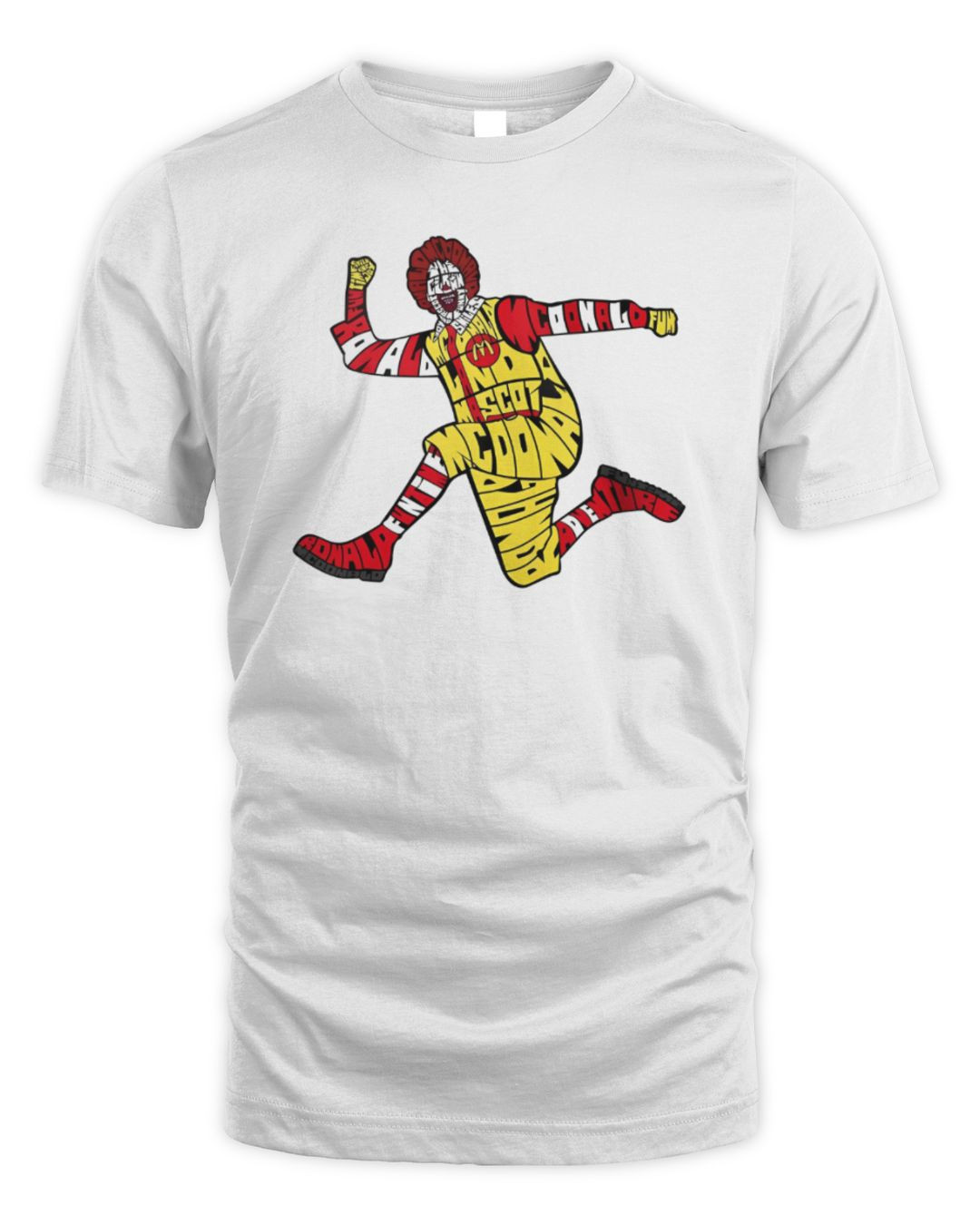 Hot Merch Ronald Mcdonald T-shirt White