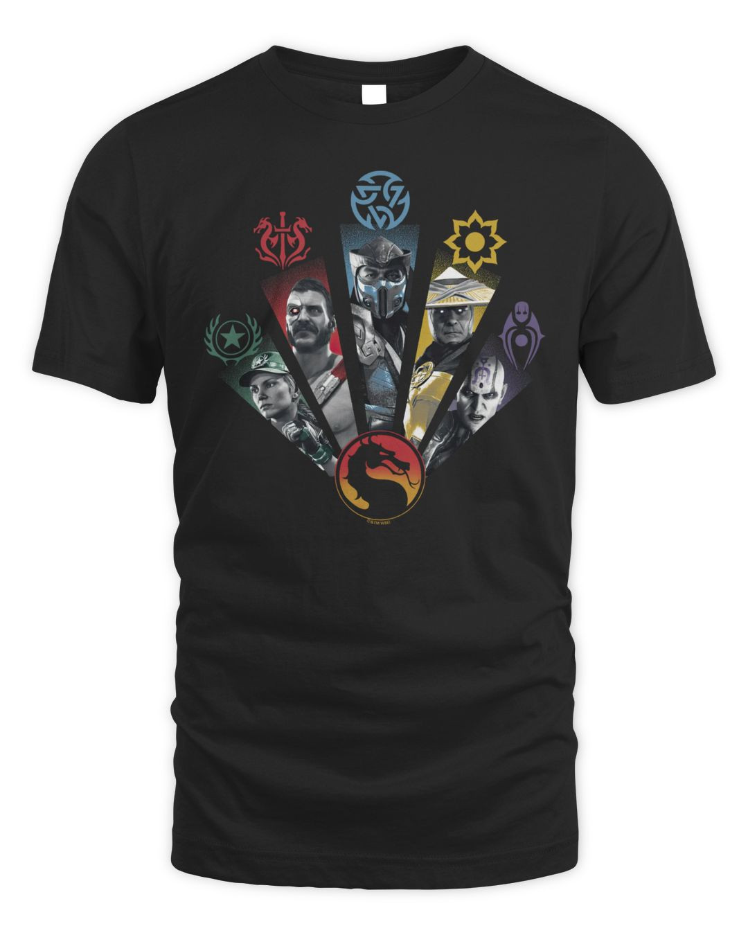 Mortal Kombat Merch Character Emblems Shirt