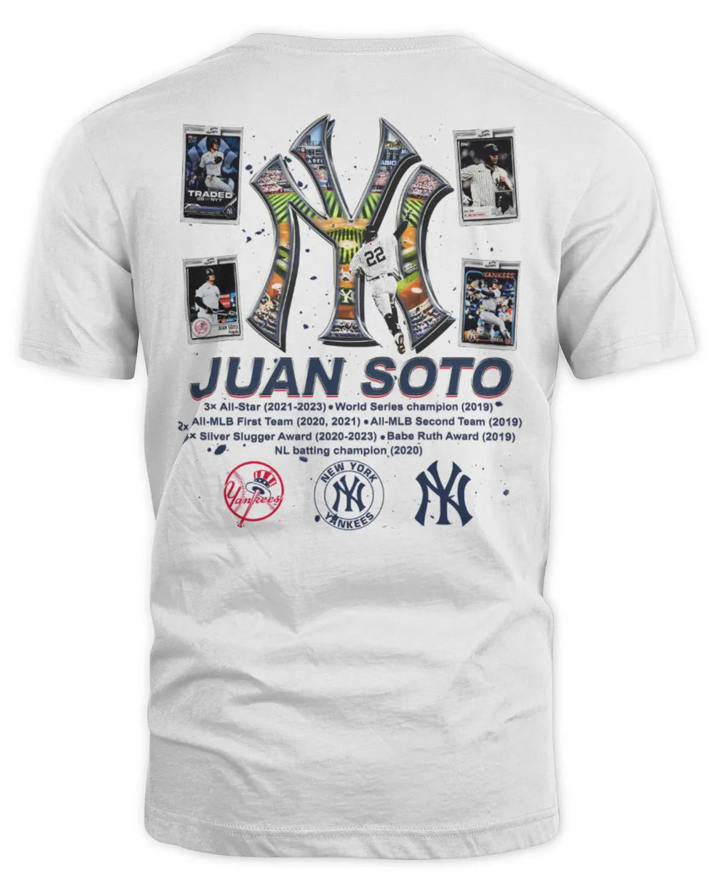 Juan Soto V3 New York Yankee #22 Shirt White
