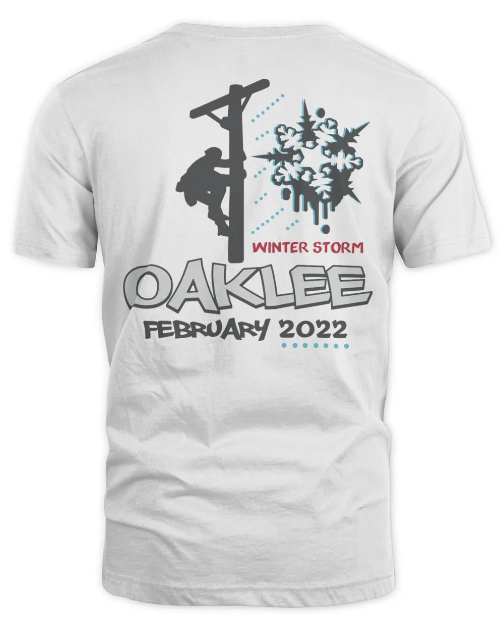 Lineman Apparel Winter Storm Oaklee 2022 Power Lineman Shirt