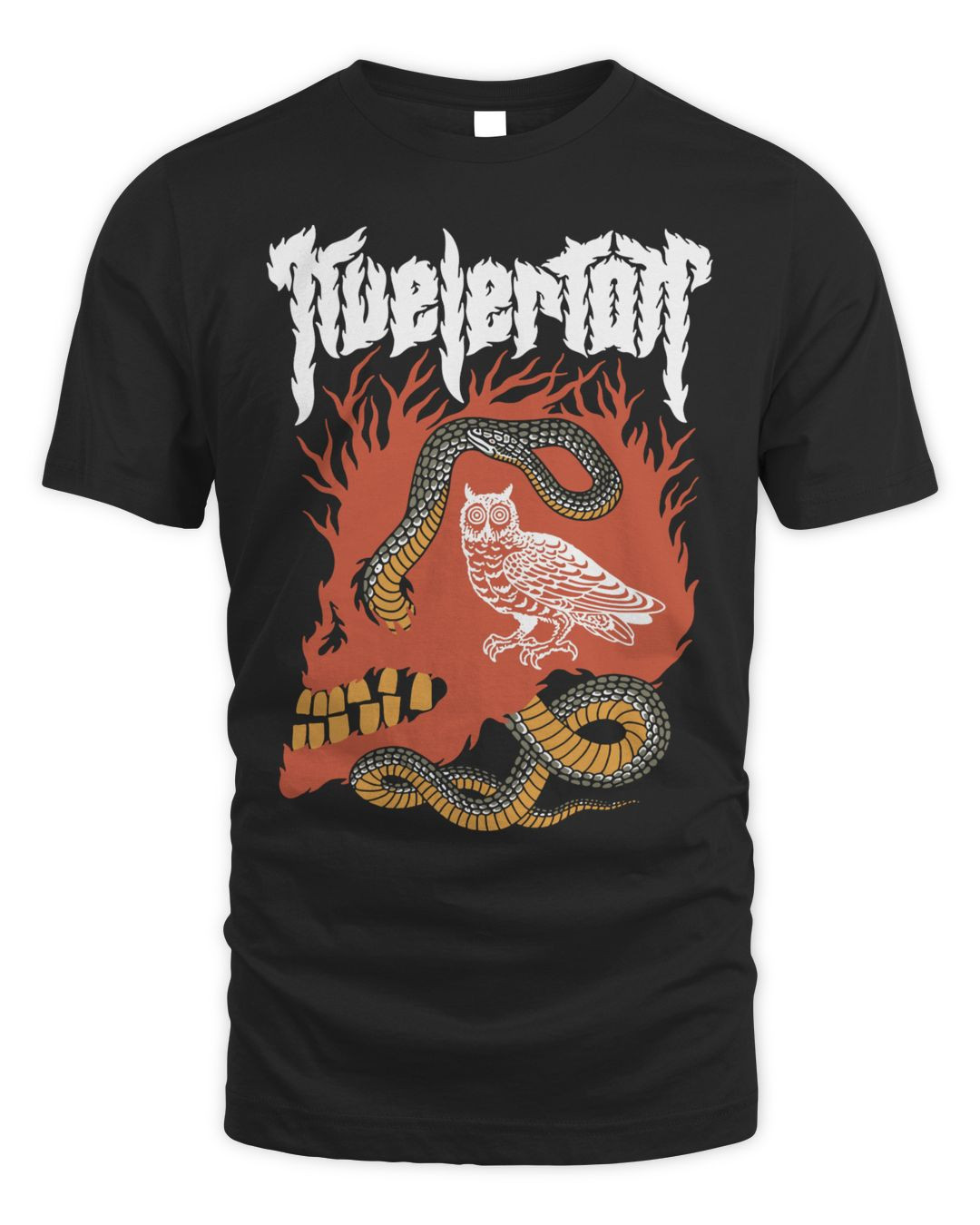 Kvelertak Merch Snake Owl Shirt