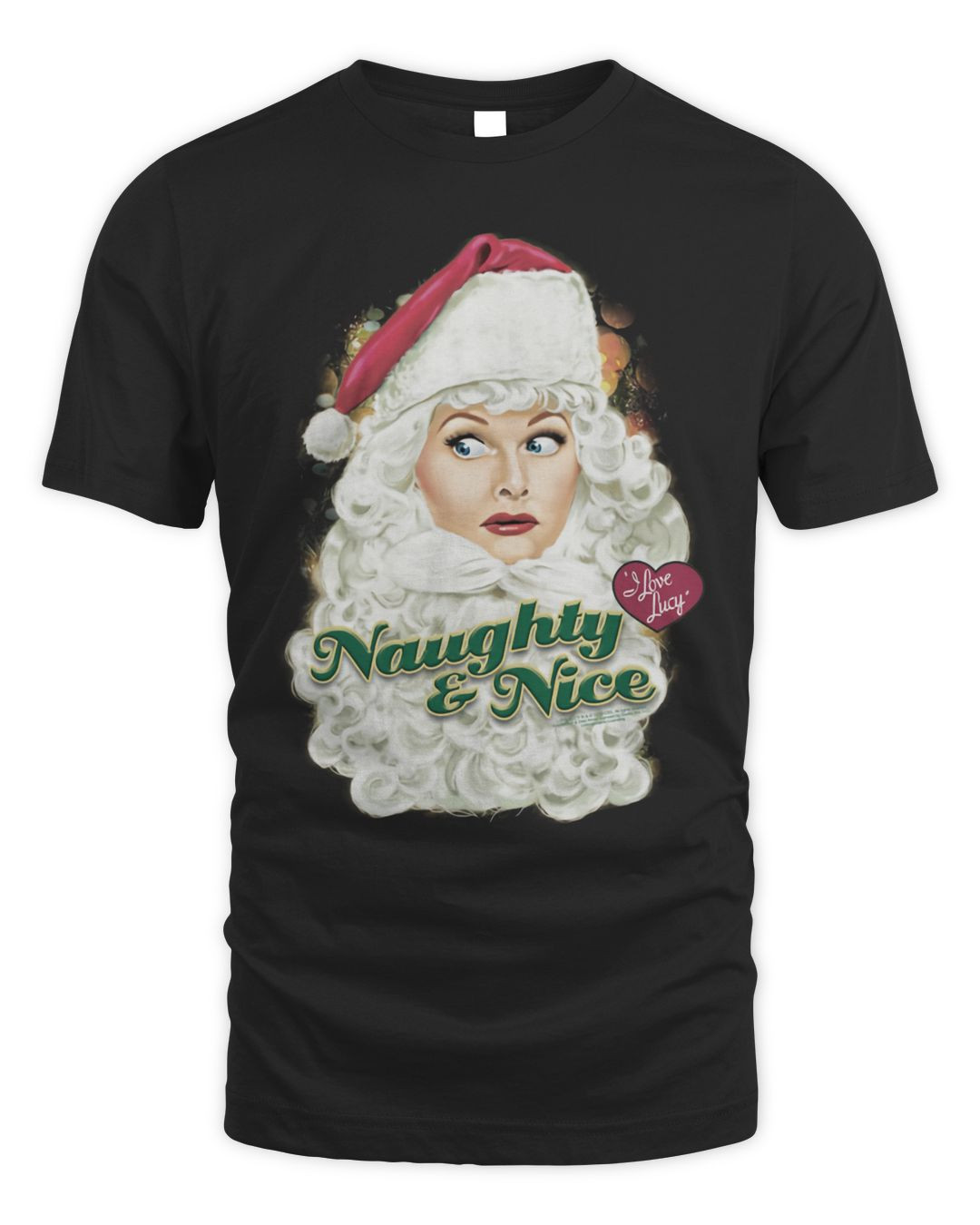 I Love Lucy Merchandise Naughty And Nice Shirt