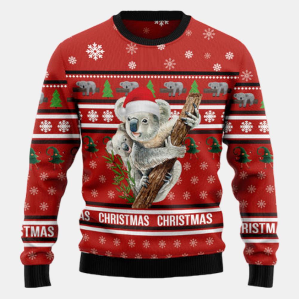 Merry Christmas Koala Ugly Sweater