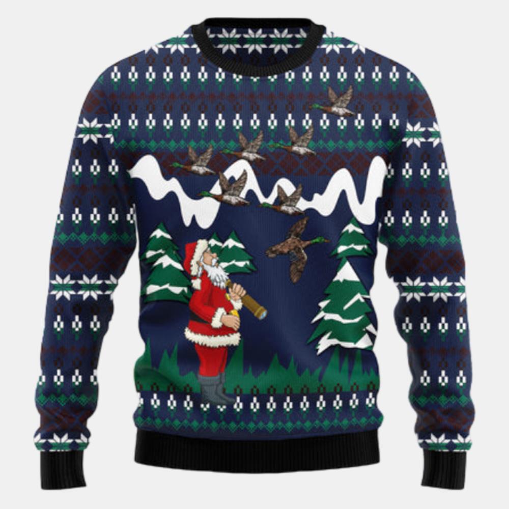 Hunting Duck Ugly Sweater