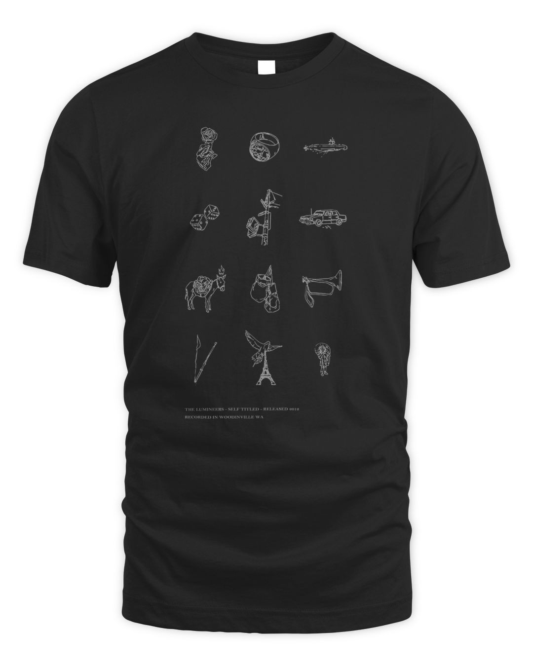 Lumineers Merch The Lumineers Self Titled Illustration Shirt