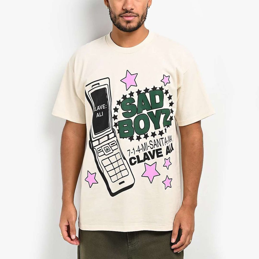 Junior H Merch Sad Boyz By Junior H Clave Ali Shirt