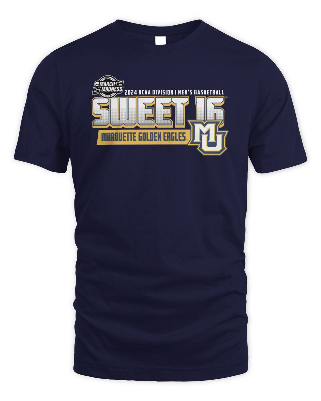 Marquette Mbb 2024 Sweet Sixteen Tee Shirt