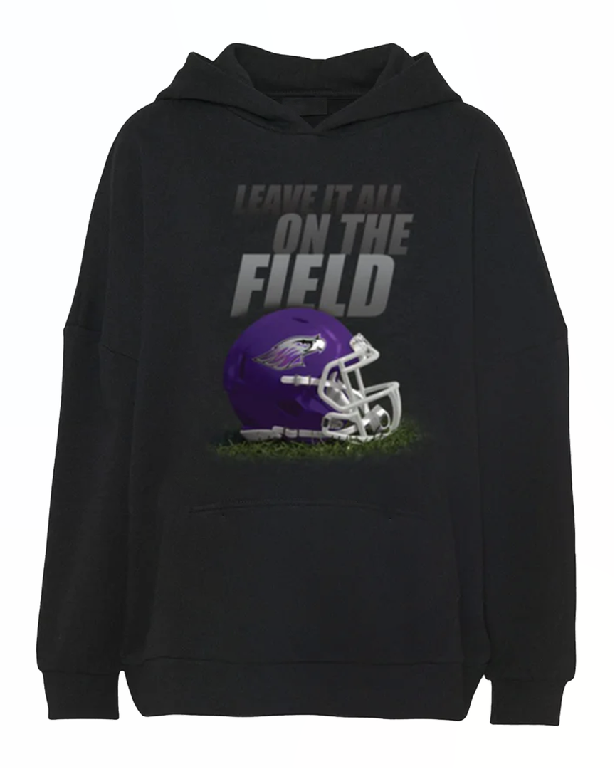 Leave It All On The Field Wiscon Whitewater Warhawks Gridiron T Shirt