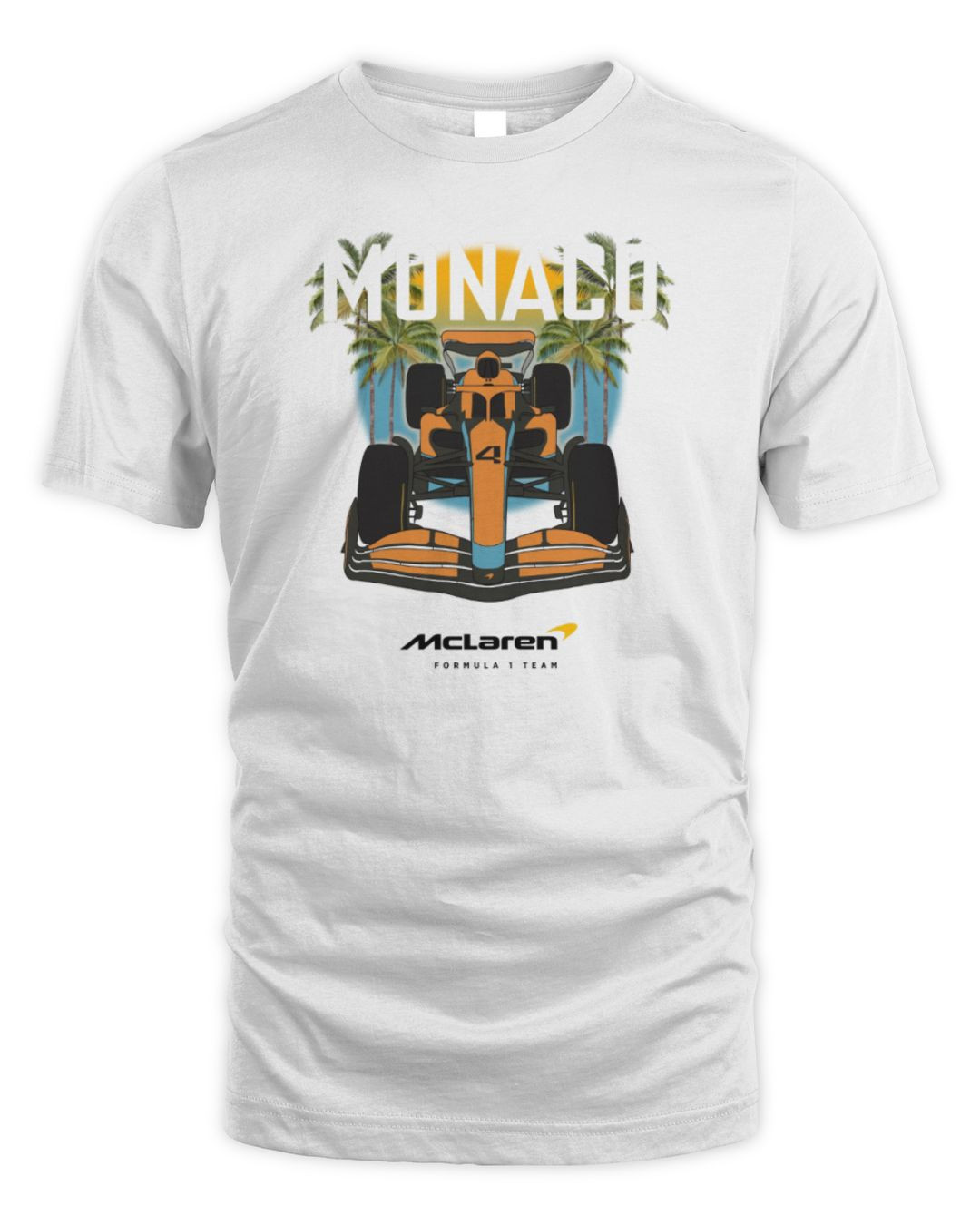 Mclaren F1 Merch 2024 Monaco Grand Prix All Speed T-shirt