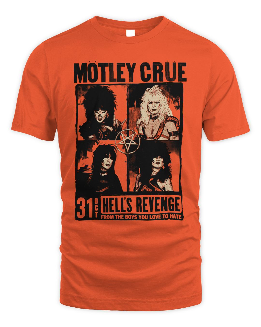 Motley Crue Merch Hells Revenge Flyer Shirt