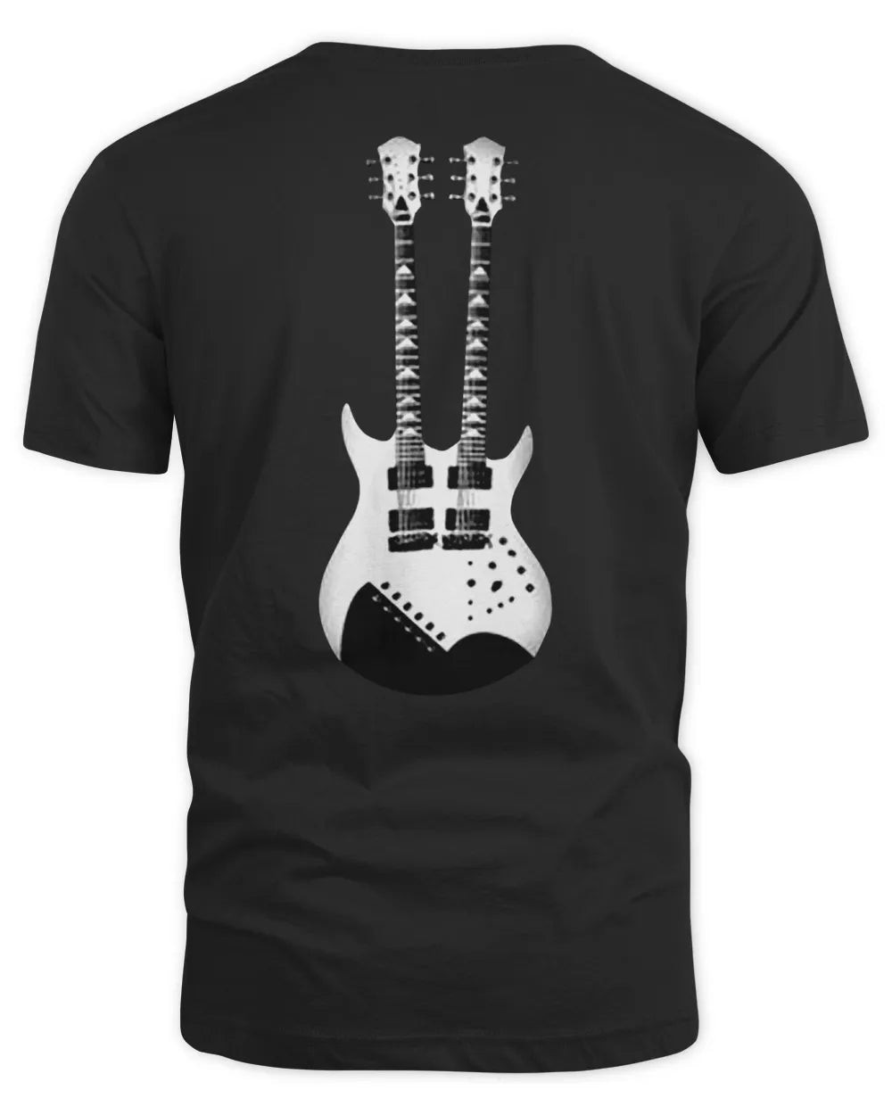 Lita Ford Merch Double Neck Guitar Shirt
