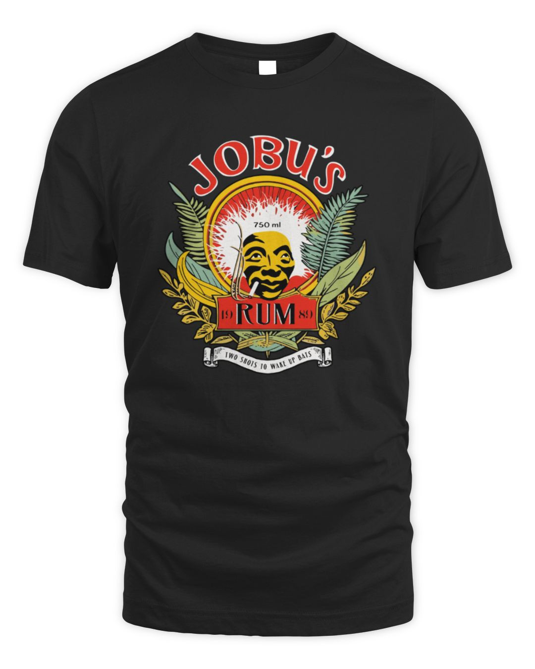 M00nshot Shop Jobu's Rum Two Shots To Wake Up Bats T Shirt