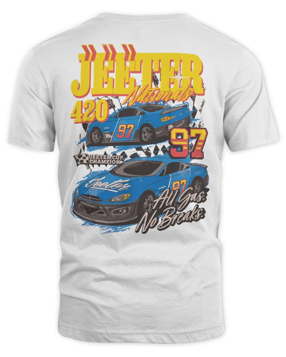 Jeeter Apparel Throwbacks All Gas No Break Shirt