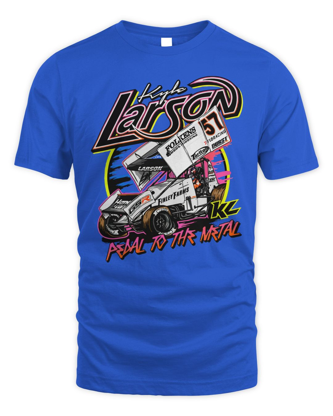 Kyle Larson Merch Pedal To The Metal Shirt