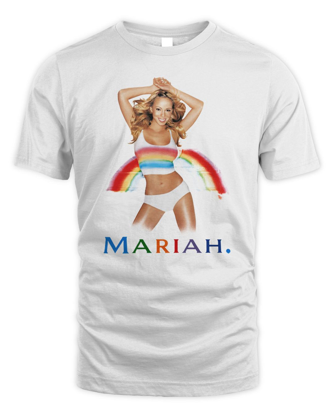 Mariah Carey Merch Rainbow Photo Shirt