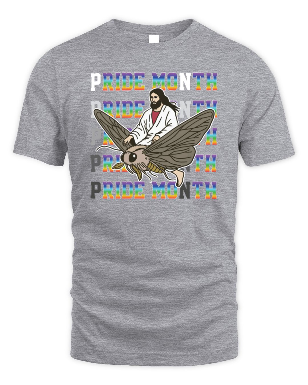 Jesus Ride Moth Pride Month 2024 Shirt