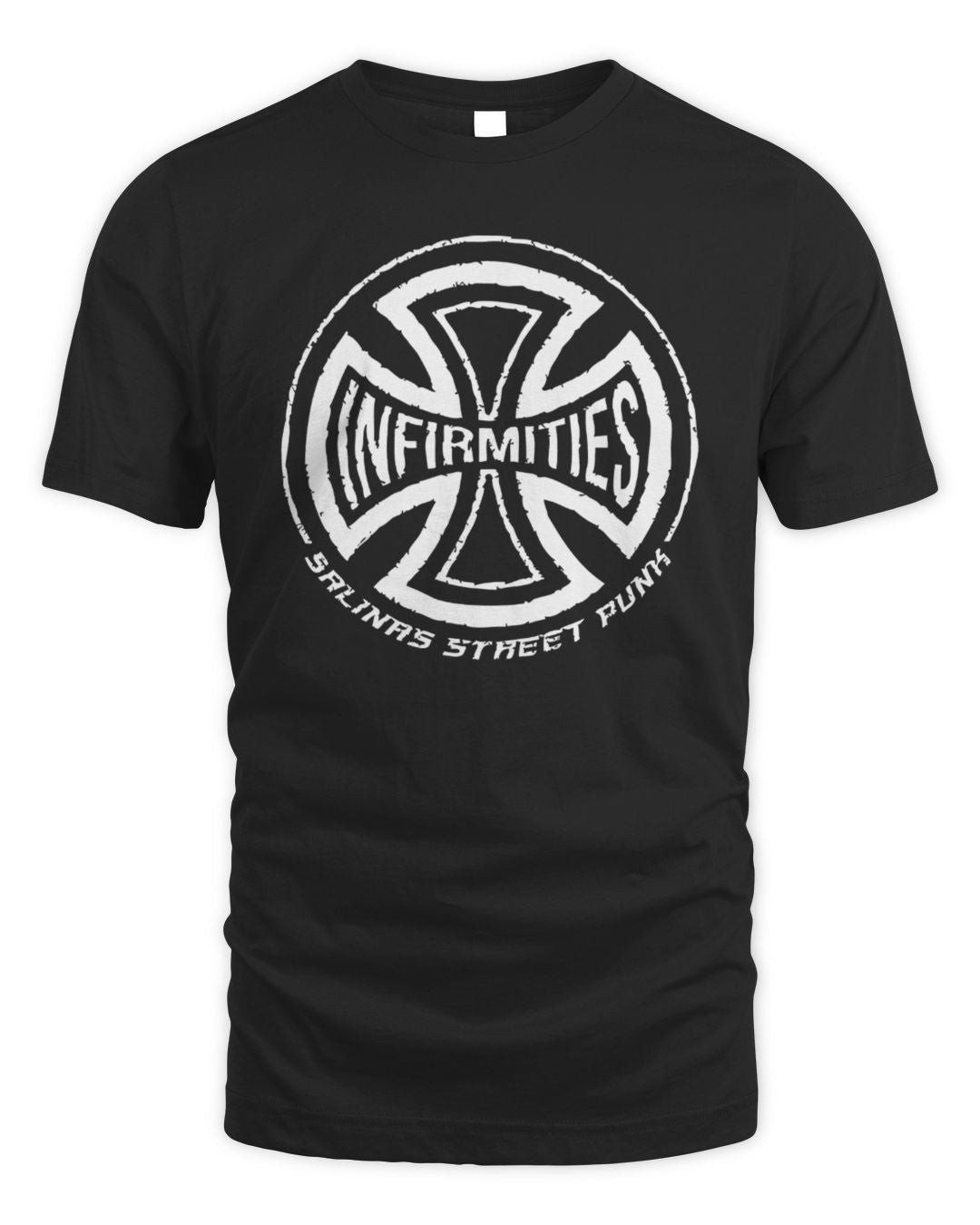 Infirmities Merch Infirmities Salinas Street Punk Hoodie Black