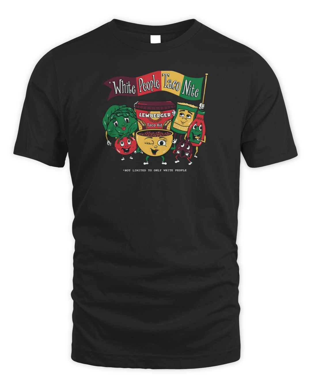 Lewberger White People Taco Nite Shirt