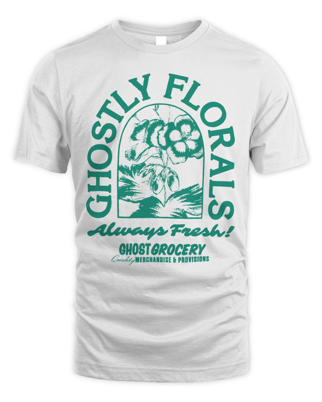 Lonely Ghost Merch Ghostly Florals T-shirt