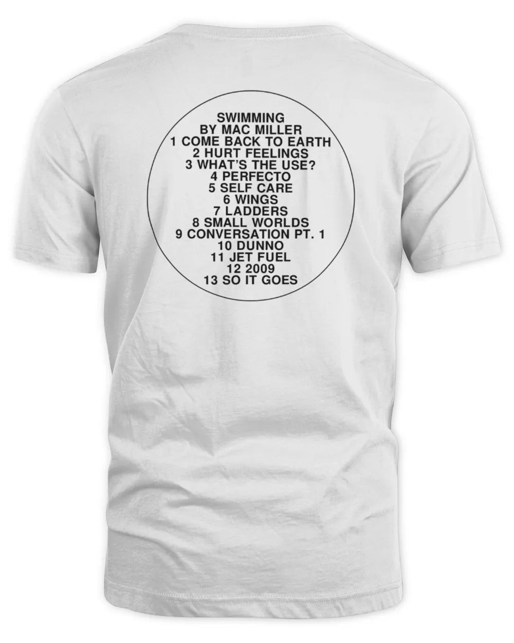 Mac Miller Merch Swimming Cover Tee Shirt