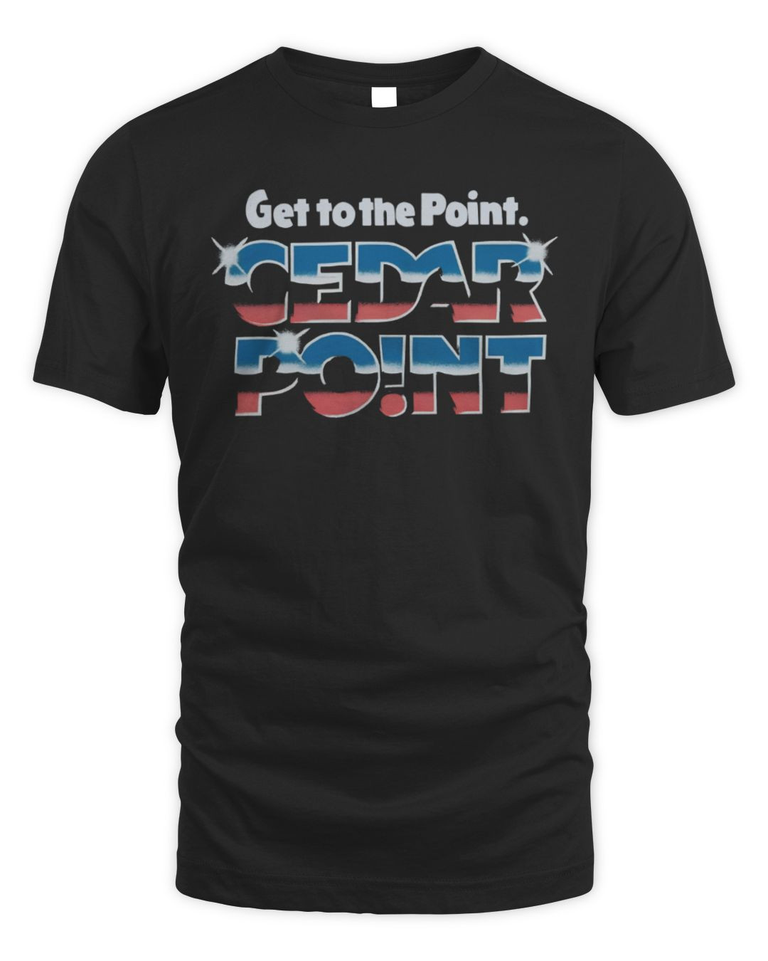 Homage Cedar Point Get To The Point Sweatshirt Hoodie Black