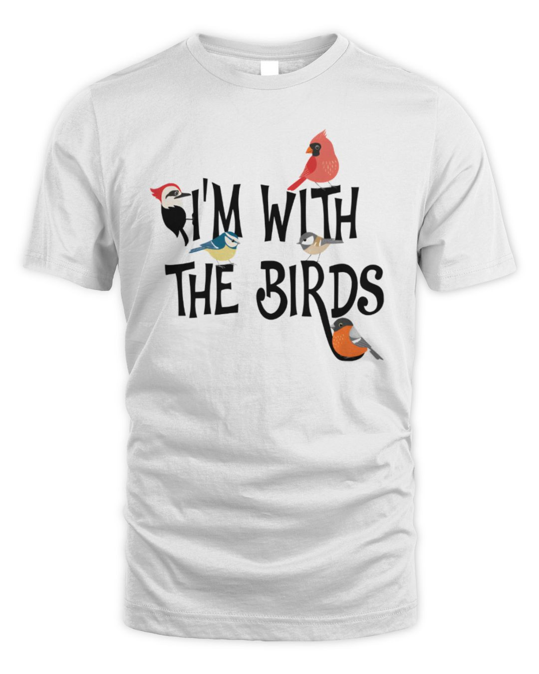 I'm With The Birds Sweatshirt Hoodie White