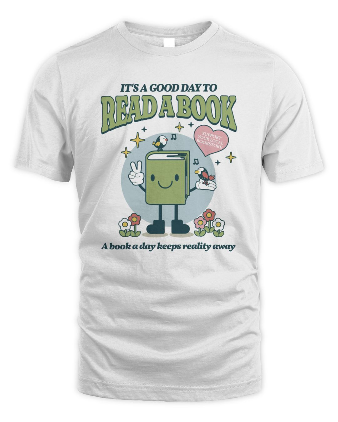 It's A Good Day To Read A Book Sweatshirt Hoodie White