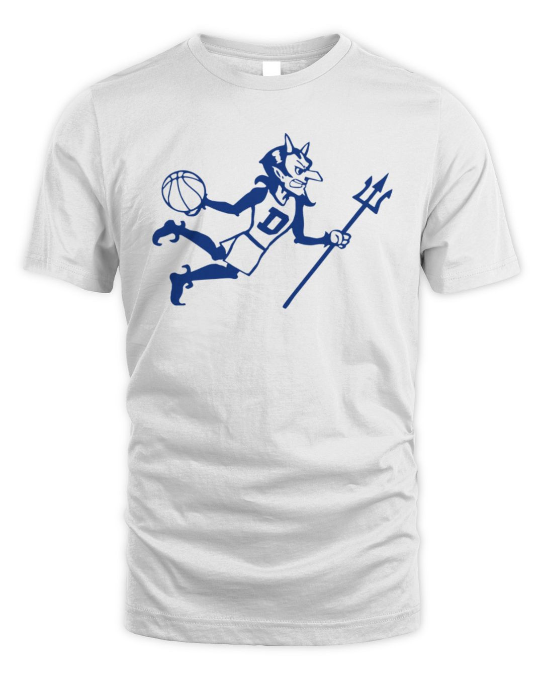 Isaiah Evans Wearing Duke Blue Devils Basketball Shirt White