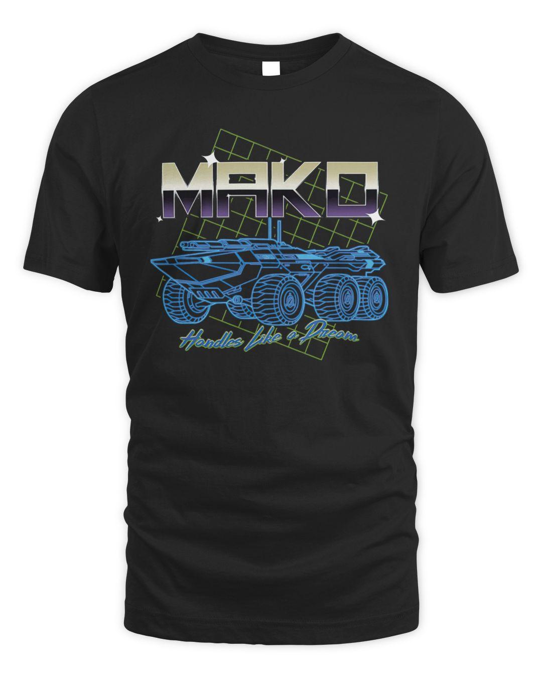 Mass Effect Merch Mako 70s Shirt