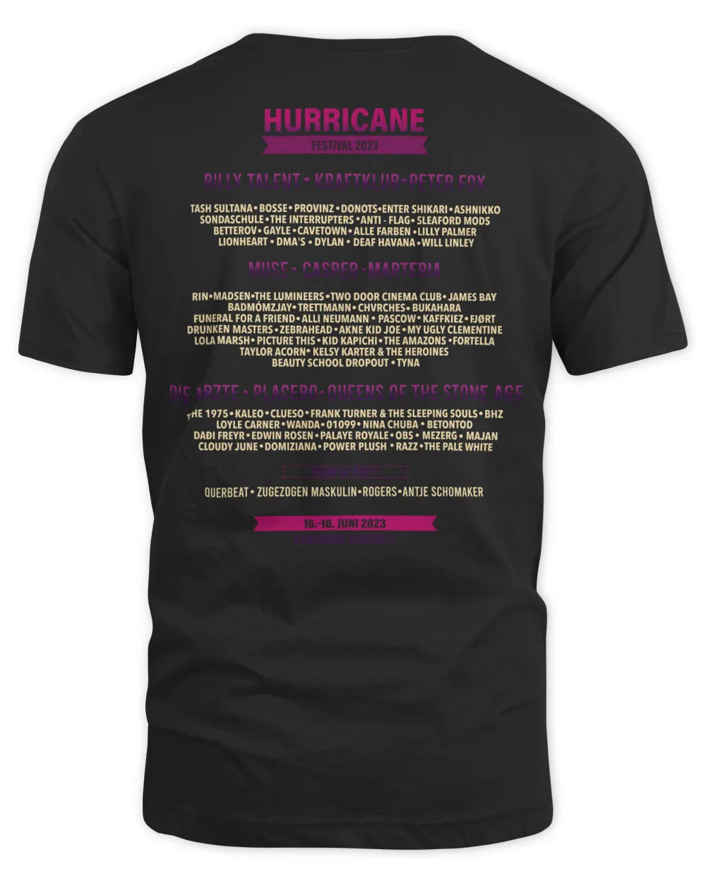 Hurricane Merch 2023 Hurricane Round Arch Shirt