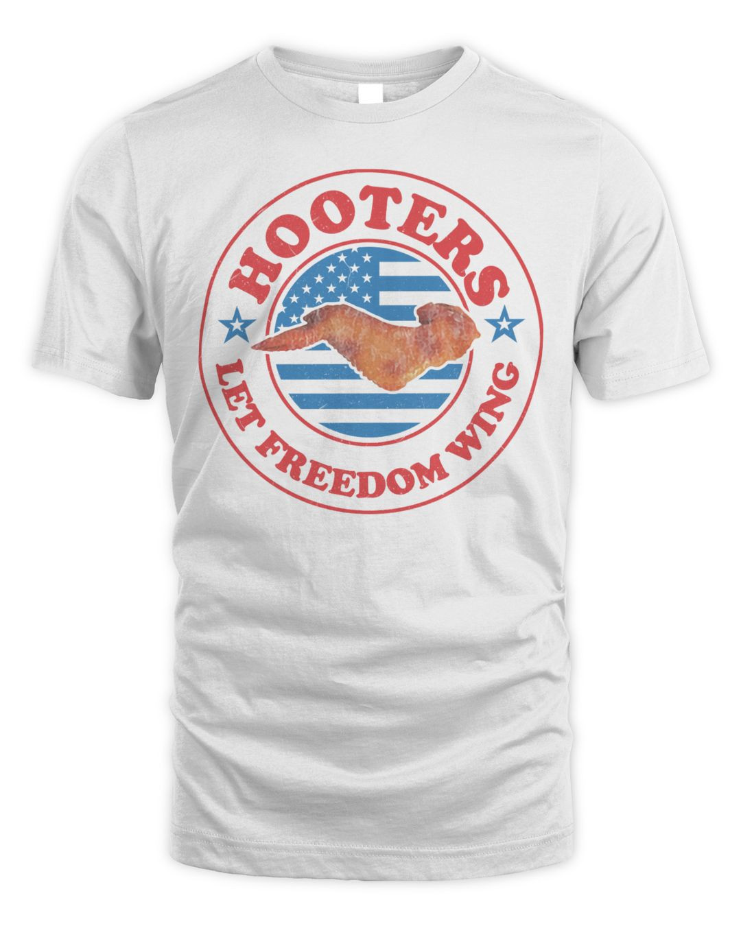 Hooters Merchandise Let Freedom Wing Circle Logo Shirt