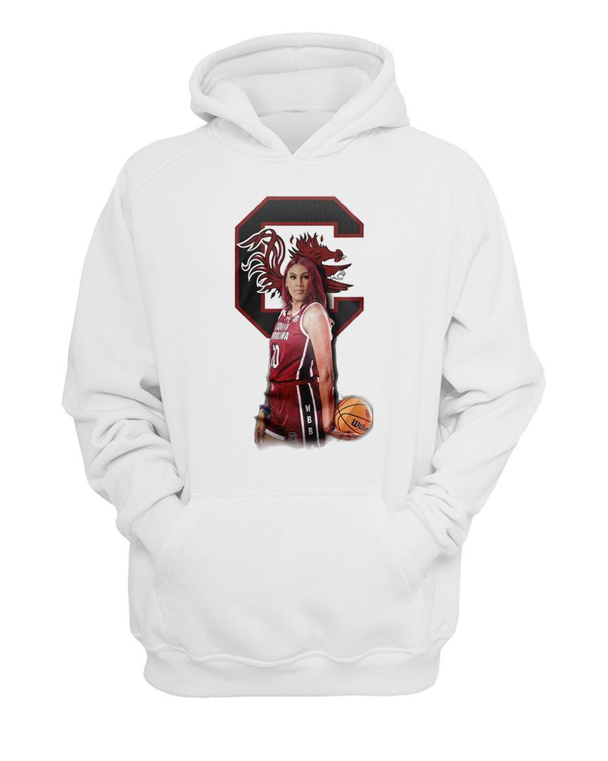Kamilla Cardoso South Carolina Gamecocks Women's Basketball Hoodie White
