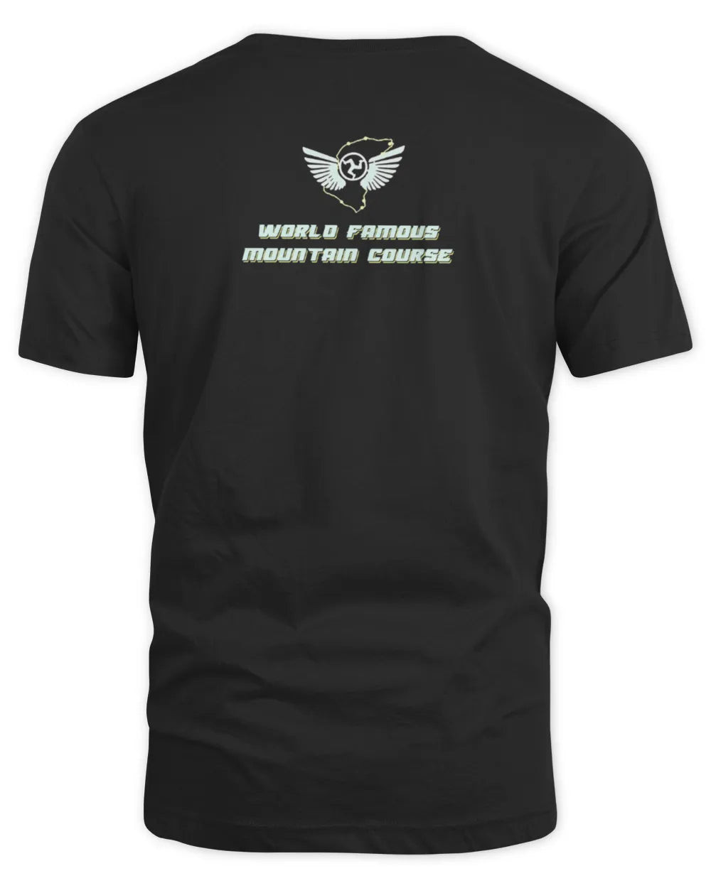 Iomtt Races Official Merchandise Isle Of Man Tt Races 2024 Bike No.15 Black T Shirt Hd 15