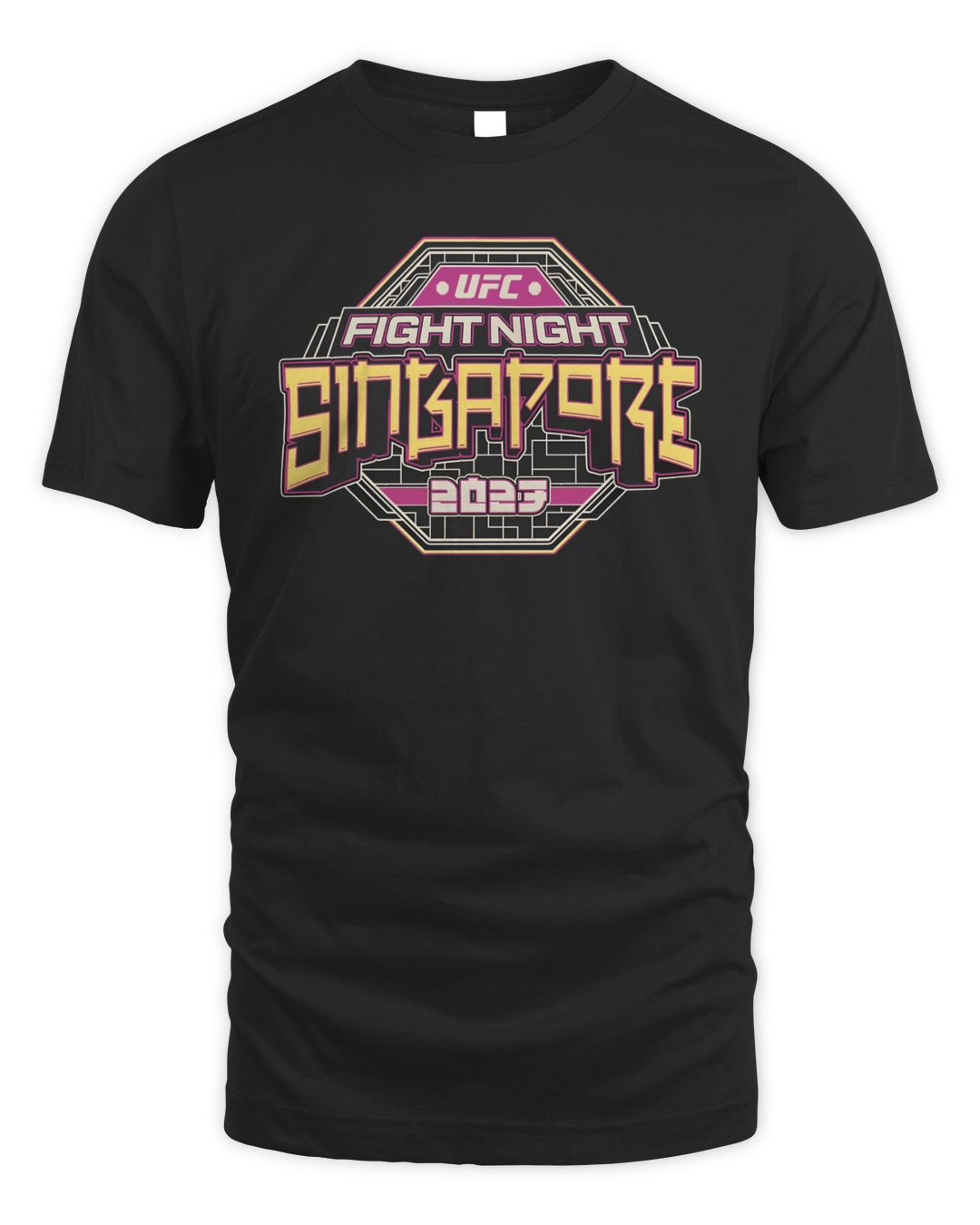 Men's Ufc Singapore Fn City Tee Black