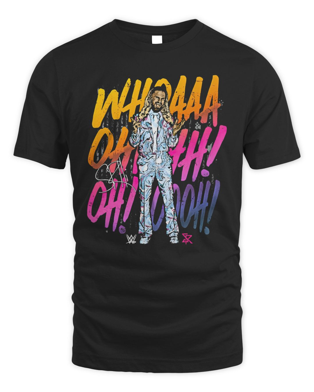 Men's 500 Level Black Seth Freakin Rollins Entrance Tri-blend T-shirt